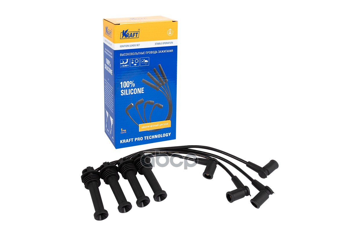 

"Провода Зажигания В/В Ford Focus (98-04) 1.8-2.0" Kraft арт. KT042413