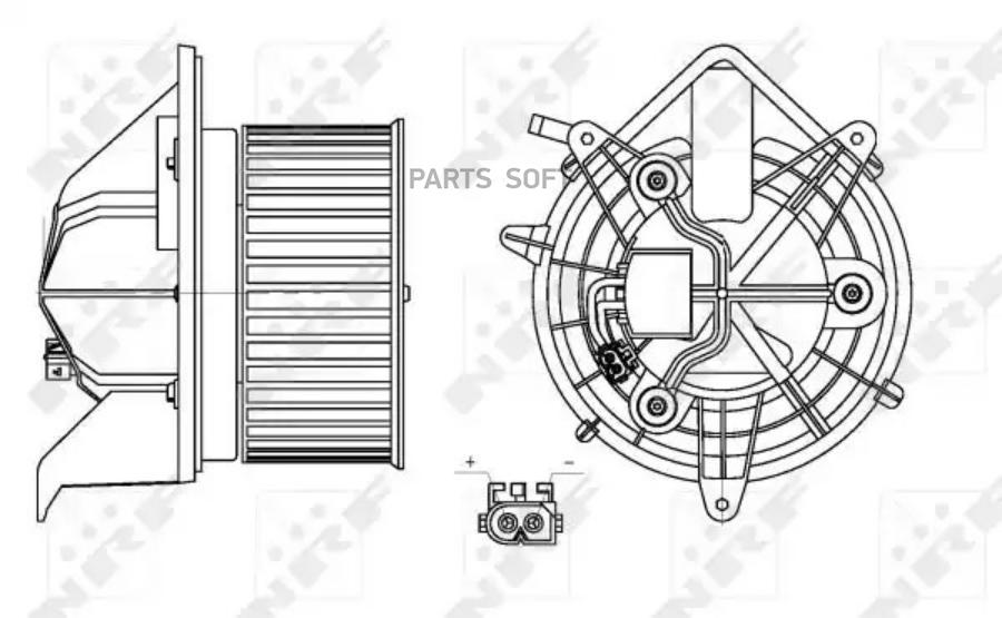 

Моторчик печки MINI Cooper 200611-201202