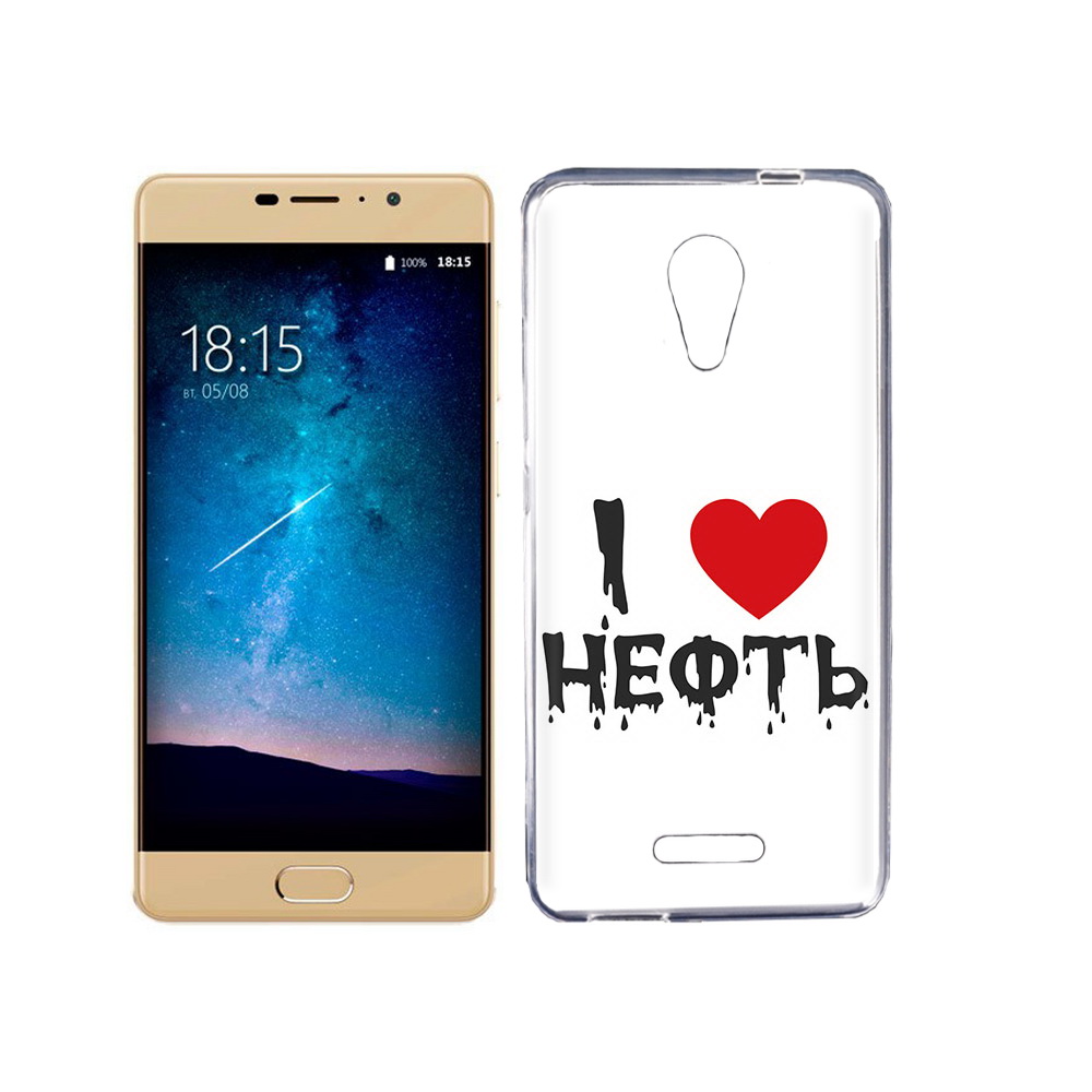 

Чехол MyPads Tocco для BQ 5201 Space нефть, Прозрачный, Tocco