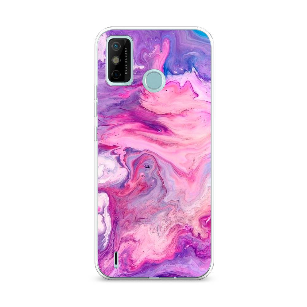

Чехол на Tecno Spark 6 Go "Нежно-розовая абстракция", Розовый, 300250-3