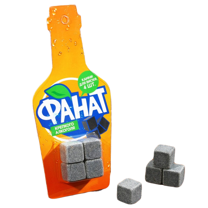 

Набор камней для виски «Фанат», 4 шт