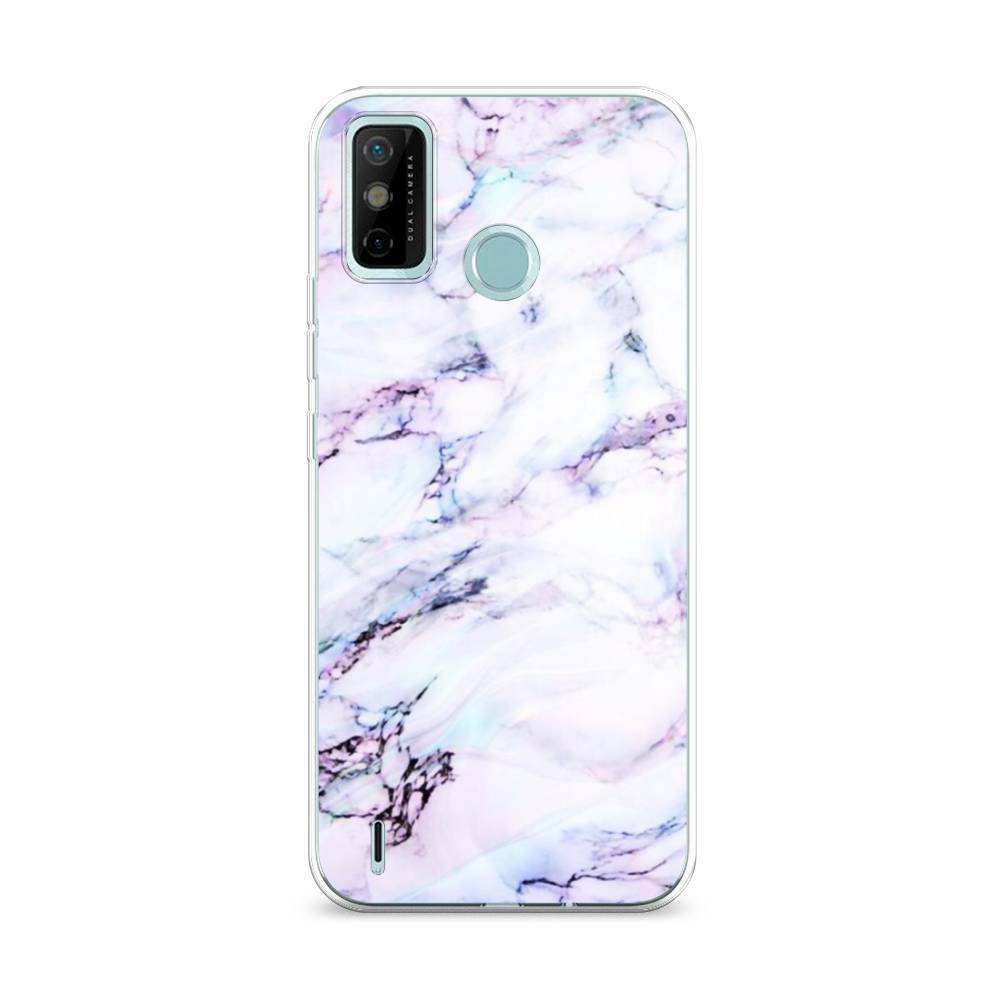 

Чехол на Tecno Spark 6 Go "Радужный мрамор", Серый;фиолетовый, 300250-3