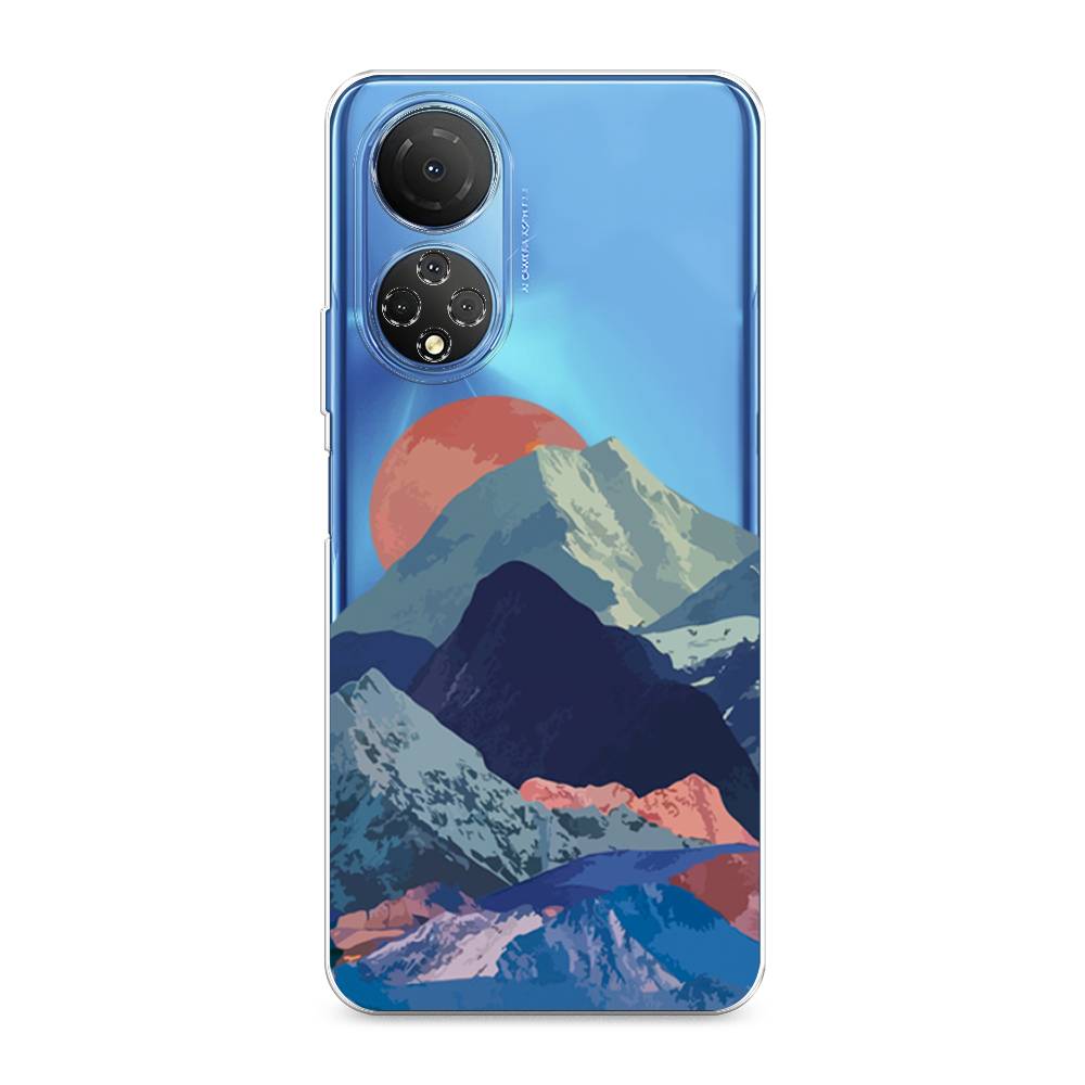 фото Чехол для honor x7 2022 "закат в снежных горах" case place