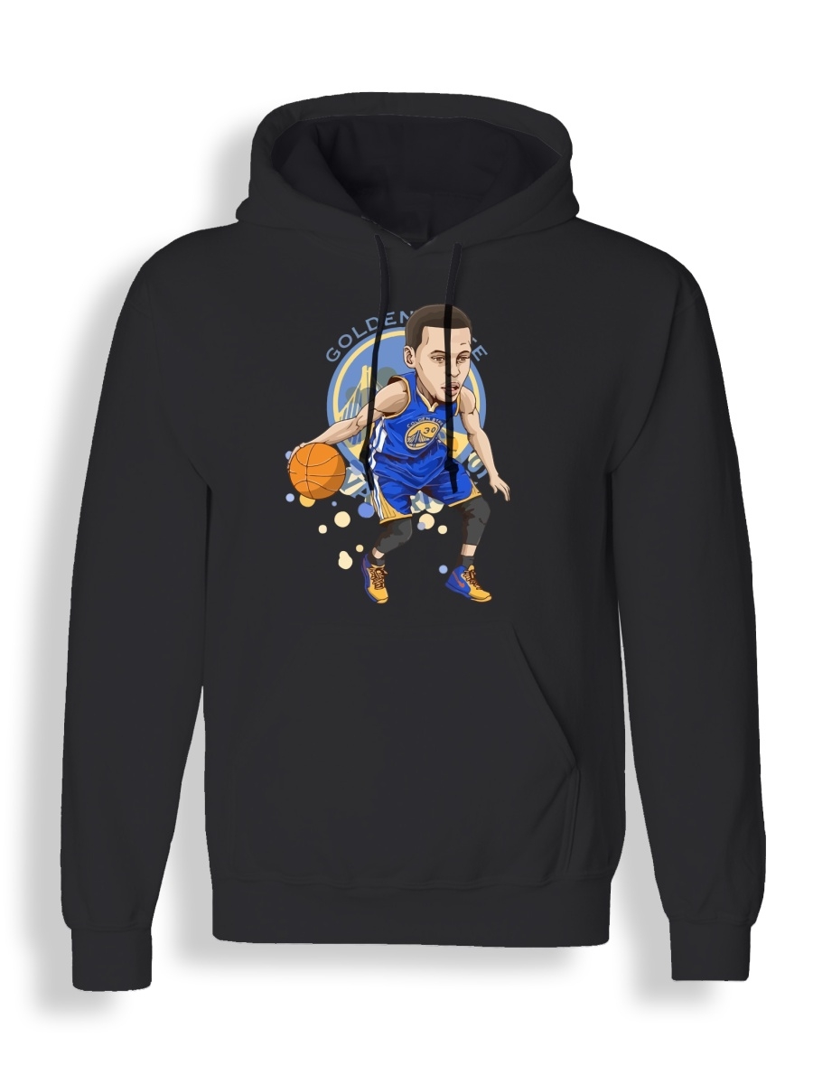 Худи унисекс СувенирShop NBA/Steph Curry/Баскетбол 8 черное L