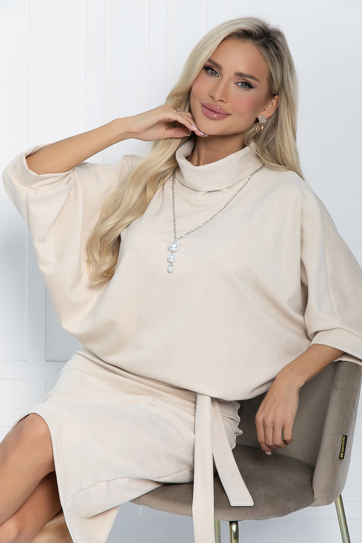 

Платье женское LT Collection Антония бежевое 54 RU, Бежевый, Антония
