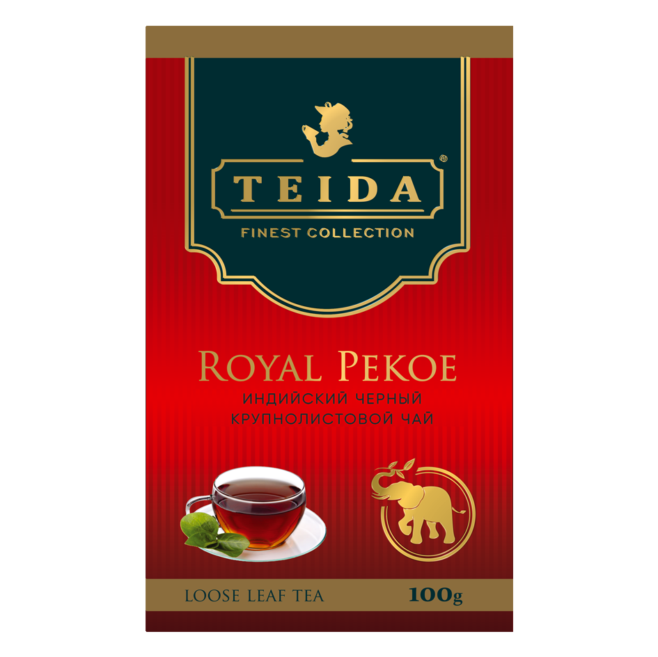 Чай чёрный Teida Royal Pekoe крупнолистовой, 100 г