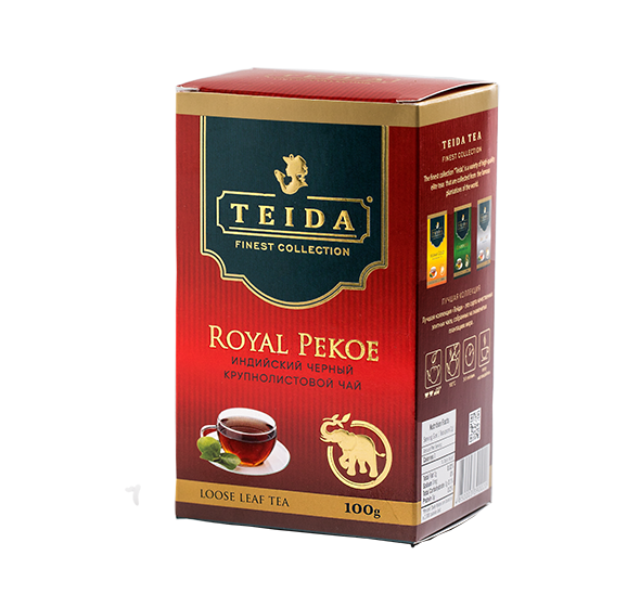 Чай чёрный Teida Royal Pekoe крупнолистовой, 100 г