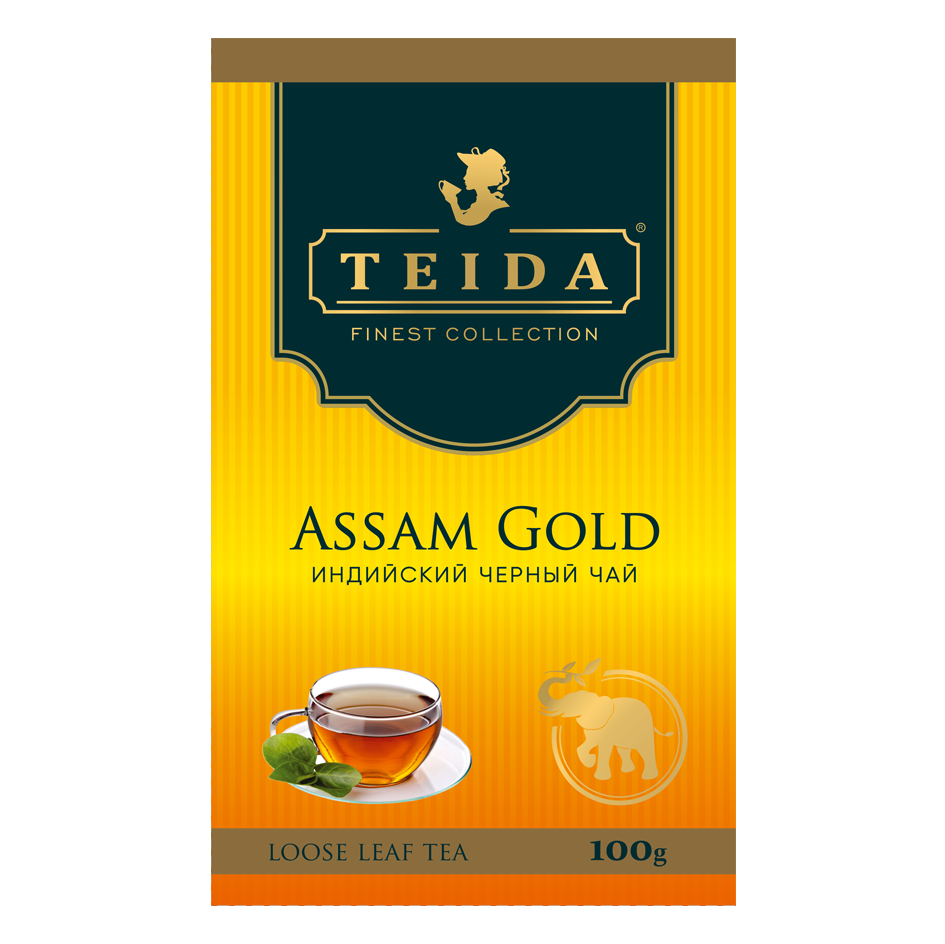 Чай чёрный Teida Assam Gold байховый, 100 г