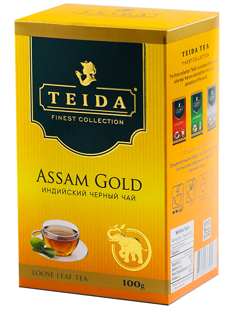 Чай чёрный Teida Assam Gold байховый, 100 г