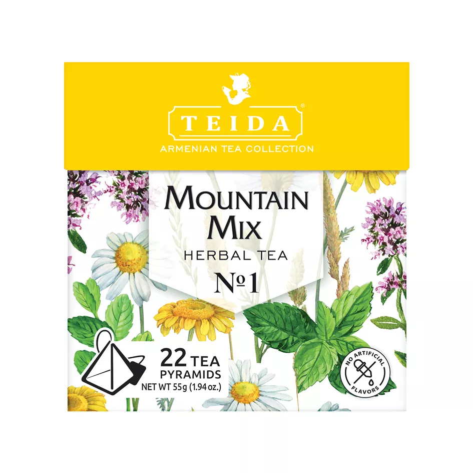 Чай травяной Teida Mountain Mix N1 22 пакетика