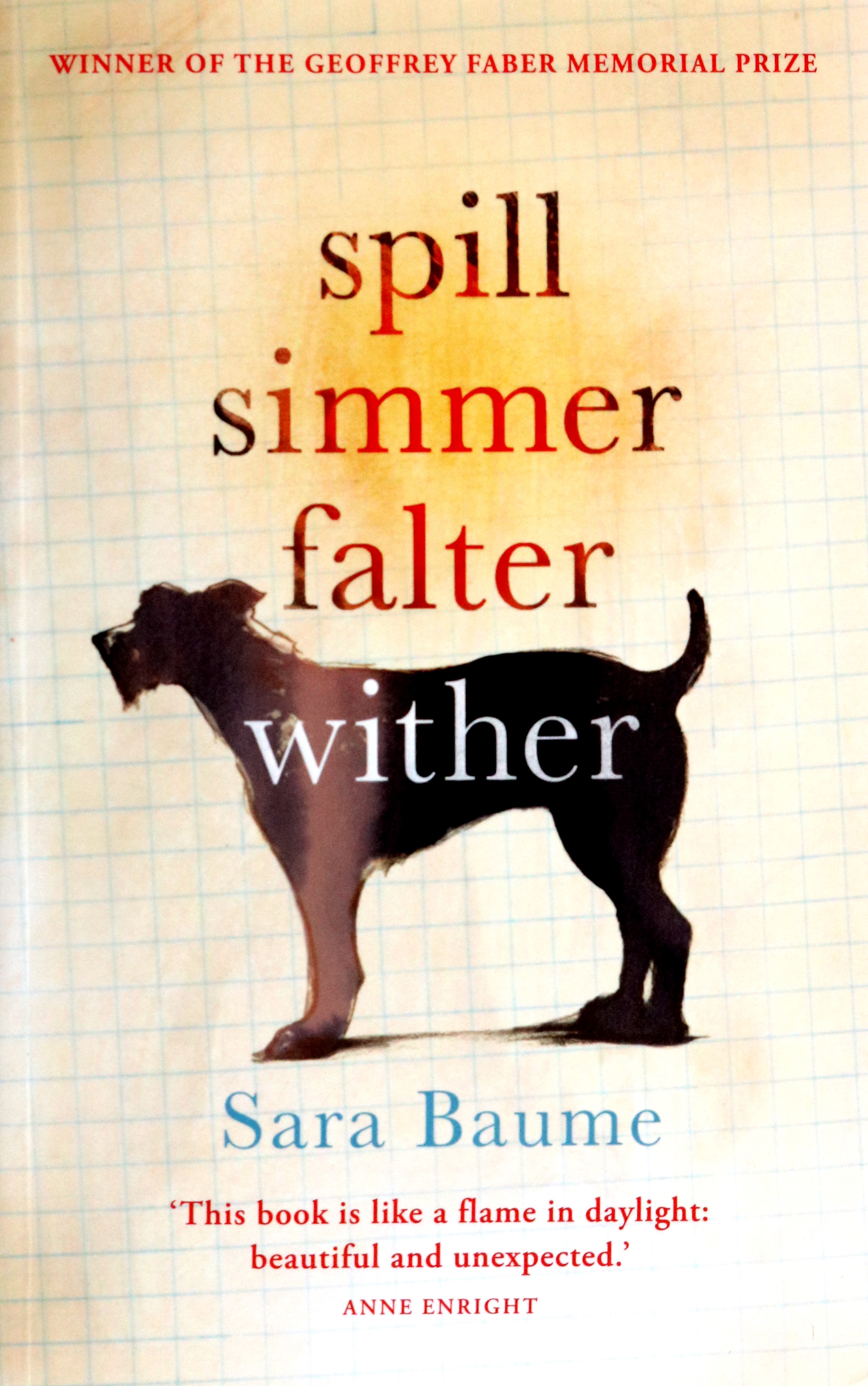 

Spill Simmer Falter Wither