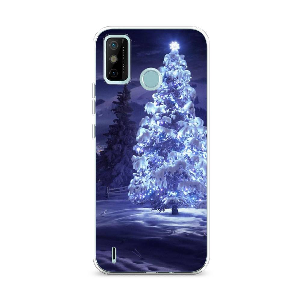 

Чехол на Tecno Spark 6 Go "Зима 4", Синий;черный;белый, 300250-2