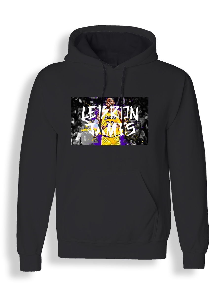 Худи унисекс СувенирShop NBA/Lebron James/Баскетбол 3 черное XL
