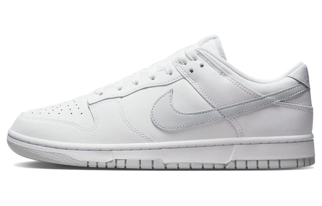 

Кеды унисекс Nike Dunk Low Pure Platinum белые 46 EU, Белый, Dunk Low Pure Platinum