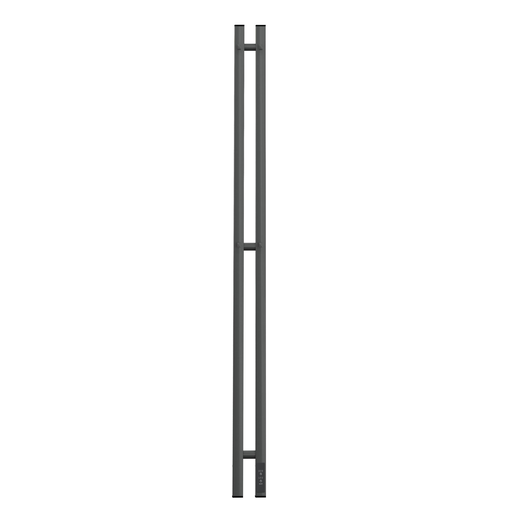 

Полотенцесушитель электрический Point Гермес PN13812GB 80x1200, графит блеск, Гермес