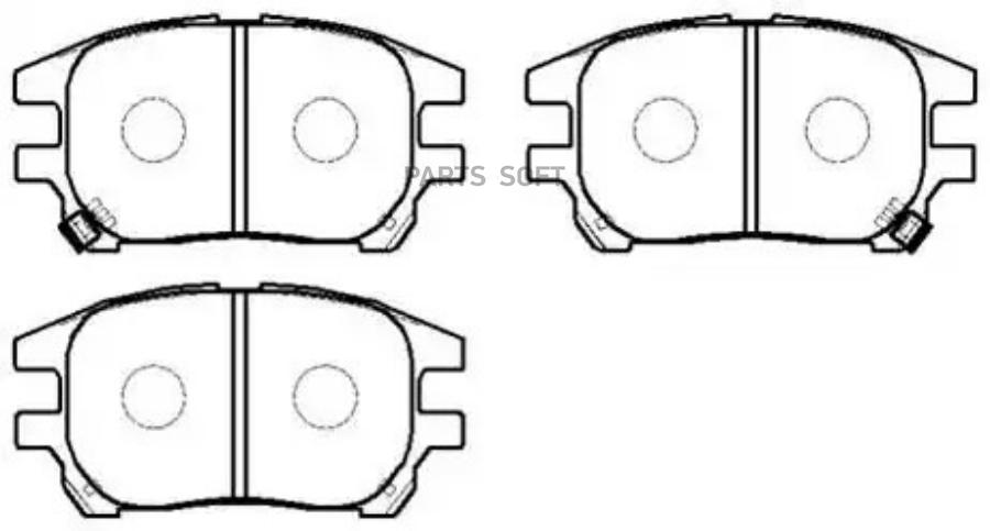 

Колодки Тормозные Дисковые Lexus: Rx300 02-03 Toyota: Harrier 01.08- HSB HP5204