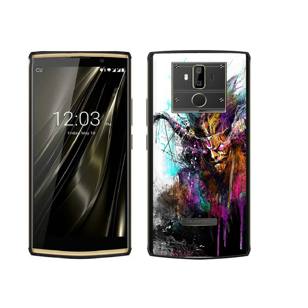 

Чехол MyPads Tocco для Oukitel K7 яркий дьявол, Прозрачный, Tocco