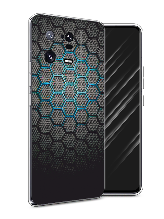 

Чехол Awog на Xiaomi 13 Pro 5G "Бирюзовые соты", Бирюзовый;синий;черный, 317350-1