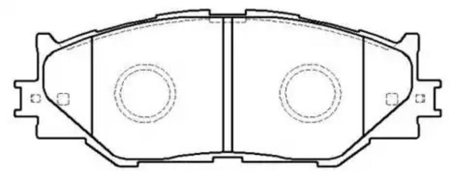 

Колодки Тормозные Дисковые Передн Lexus: Is-250 06- HSB HP8221