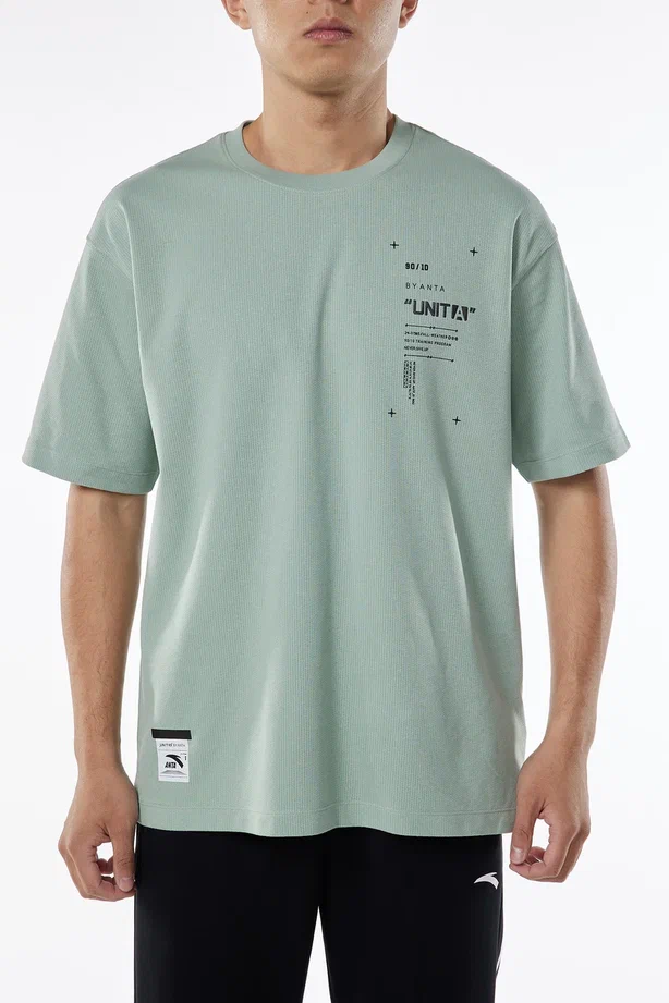 

Футболка мужская Anta 852337133-1 зеленая 3XL, Зеленый, 852337133-1