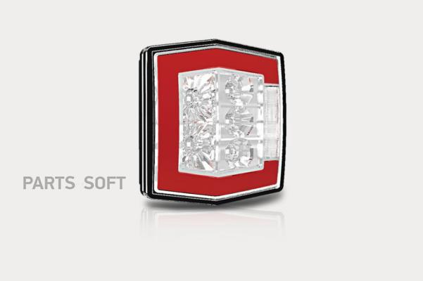 

FRISTOM FT120TLED ФОНАРЬ ЗАДНИЙ П/ПРИЦЕП КВАДРАТНЫЙ LED CТЕКЛО ПРОЗРАЧНОЕ (С ПРОВОДОМ) FT1, FT120TLED