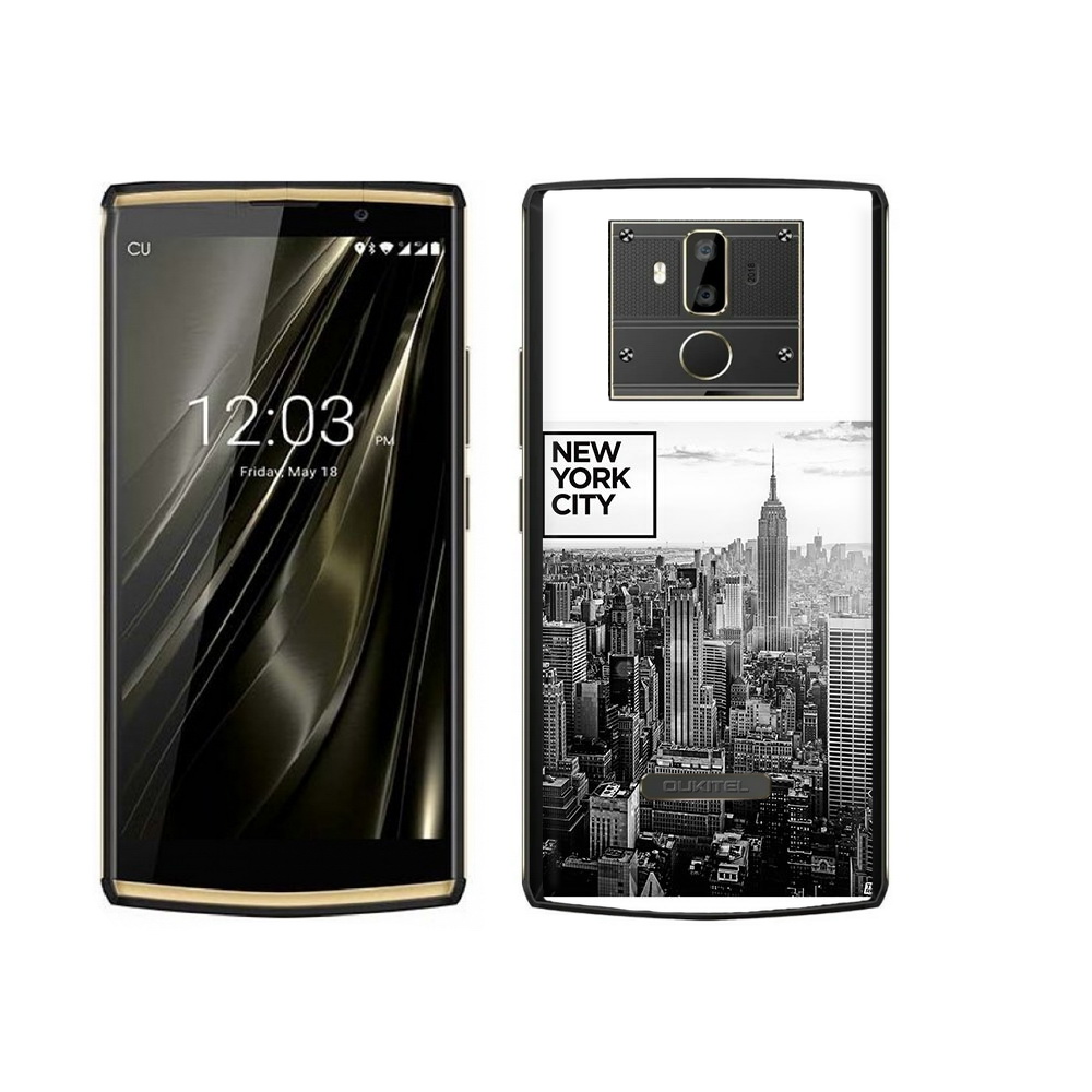 

Чехол MyPads Tocco для Oukitel K7 черно белый ньюерк, Прозрачный, Tocco