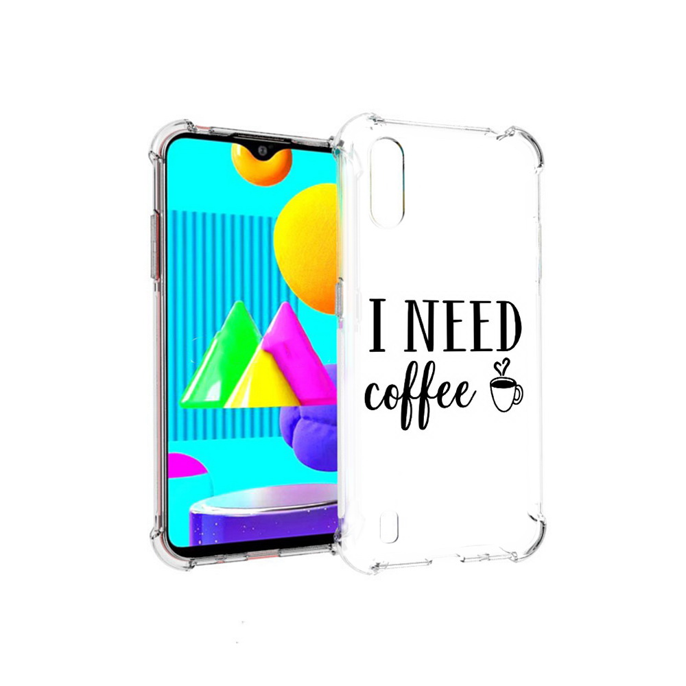 

Чехол MyPads Tocco для Samsung Galaxy M01 Мне нужен кофе (PT151401.486.121), Прозрачный, Tocco