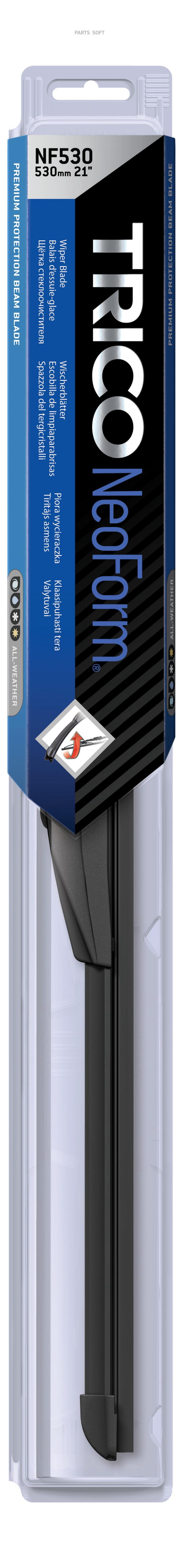 

Щетка Стеклоочистителя Бескаркасная Neoform Blade 21 Hook Trico арт. NF530