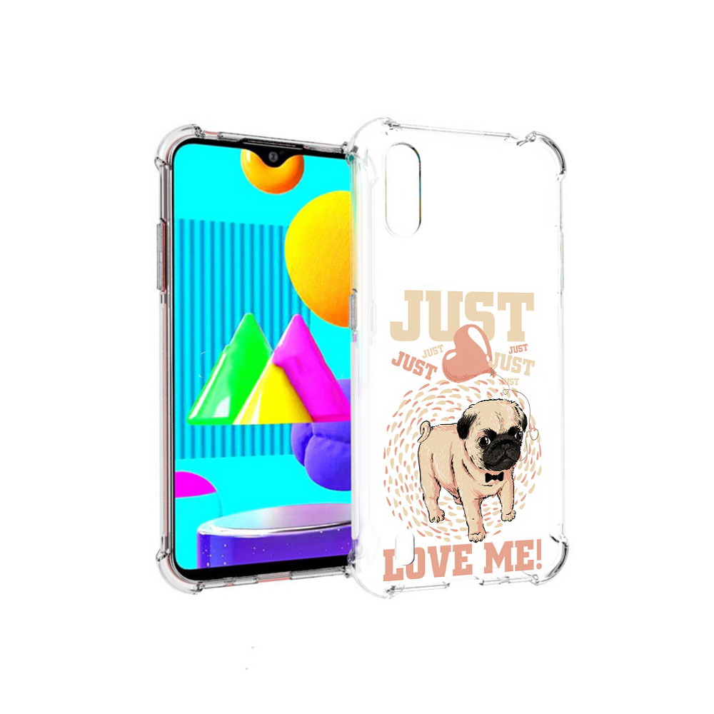 

Чехол MyPads Tocco для Samsung Galaxy M01 Люби меня (PT151401.486.109), Прозрачный, Tocco