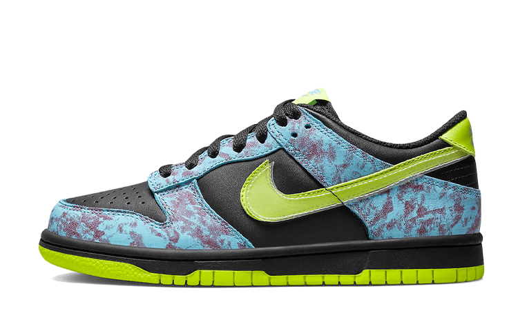 

Кеды унисекс Nike Dunk Low Acid Wash GS черные 37.5 EU, Черный, Dunk Low Acid Wash GS