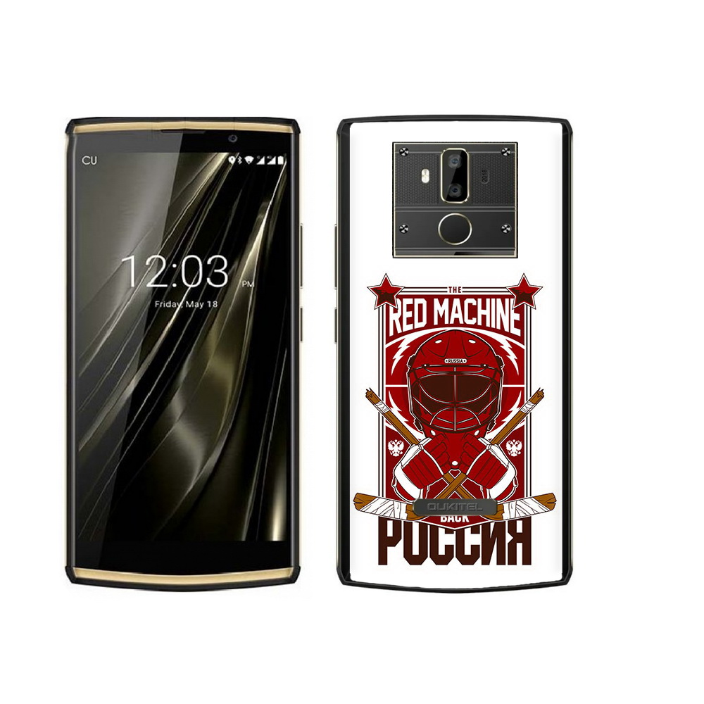 

Чехол MyPads Tocco для Oukitel K7 хоккей россия, Прозрачный, Tocco