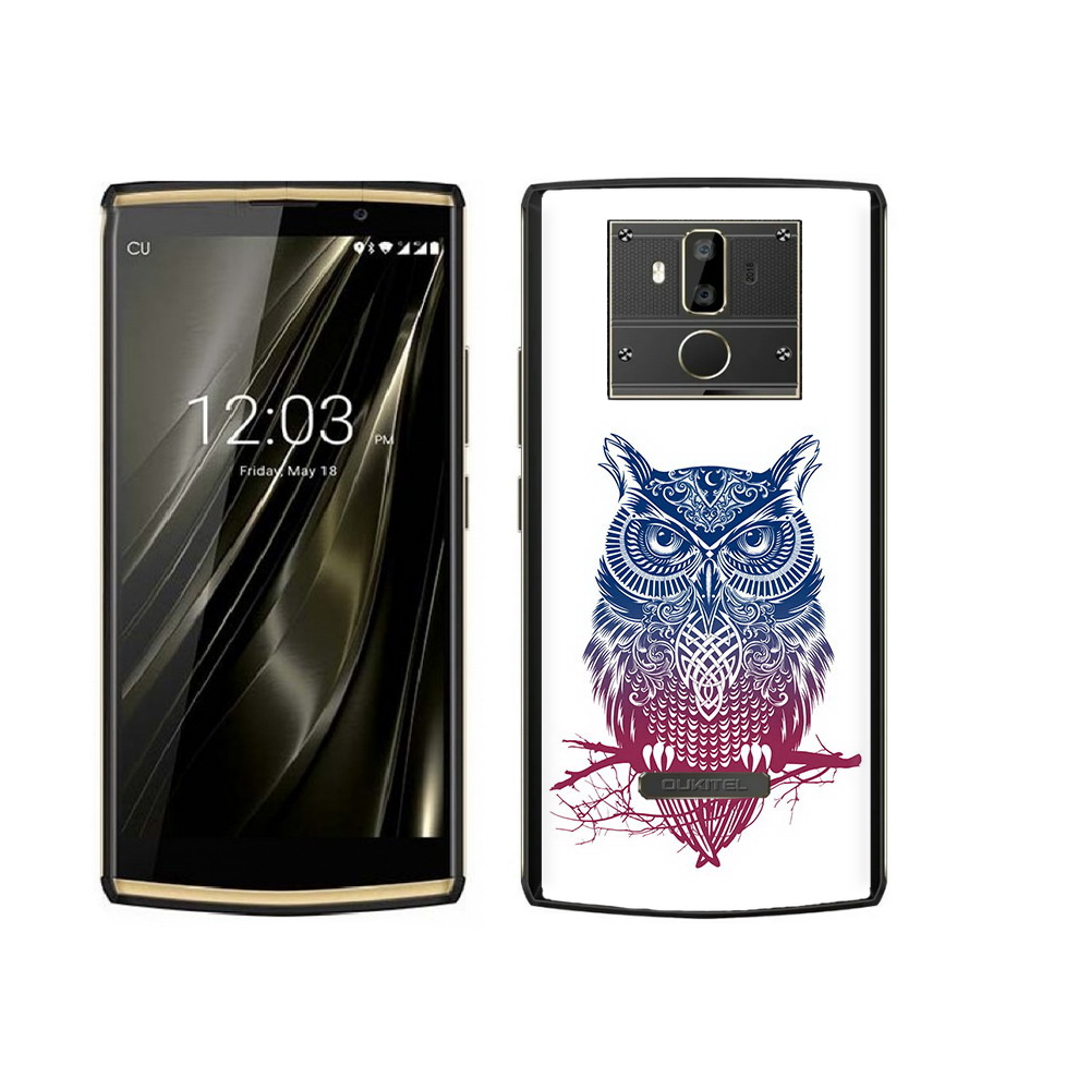 

Чехол MyPads Tocco для Oukitel K7 хиппи сова, Прозрачный, Tocco