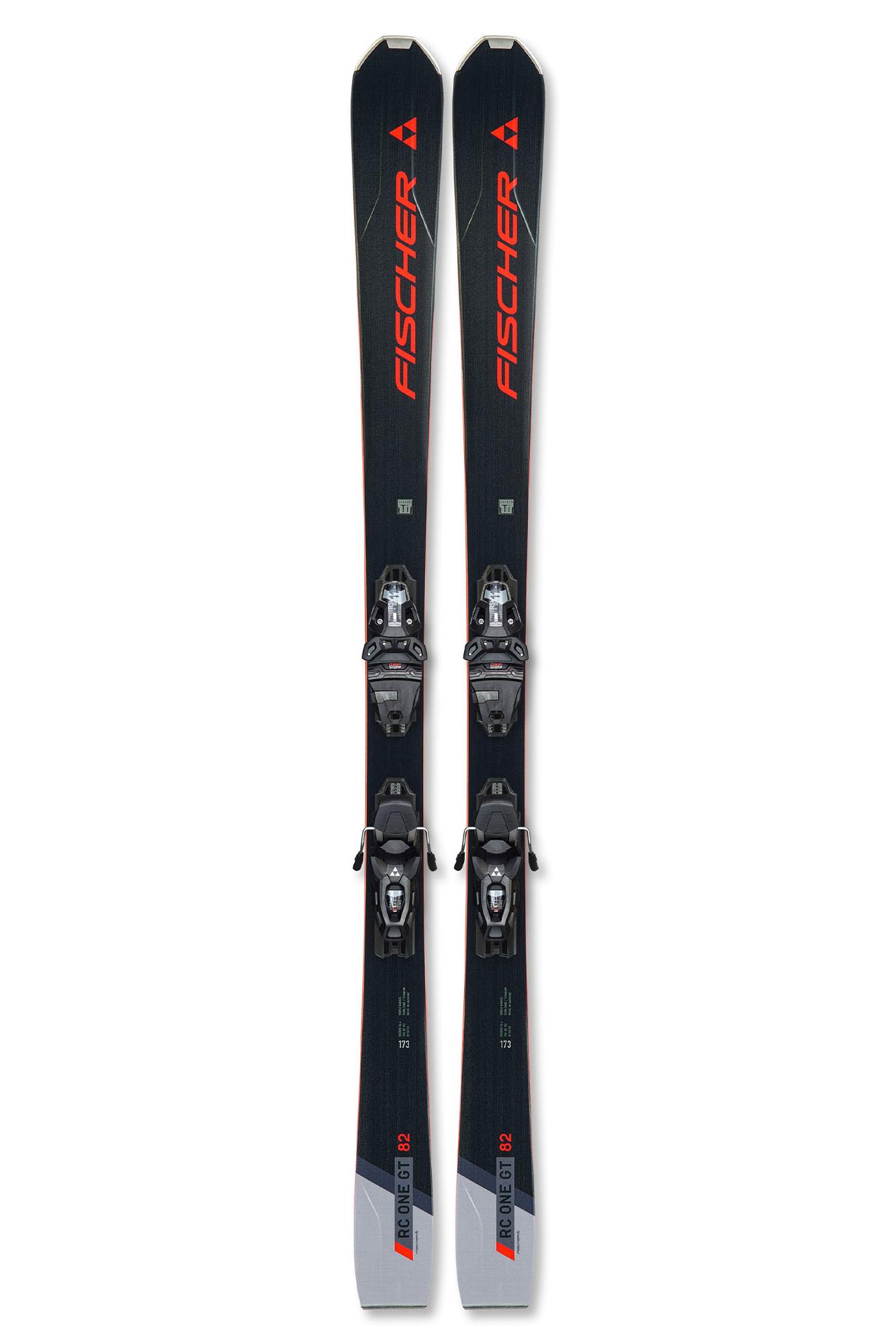 Горные Лыжи С Креплениями Fischer Rc One 82 Gt + Rsw11 Solid Black/Black (См:173)
