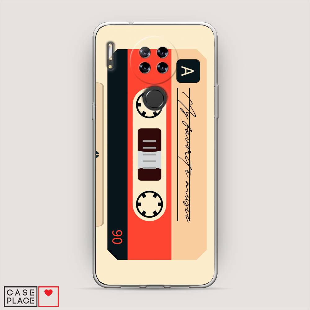 

Чехол на Blackview A80 Бежевая кассета, Черный;красный;бежевый, 280150-6