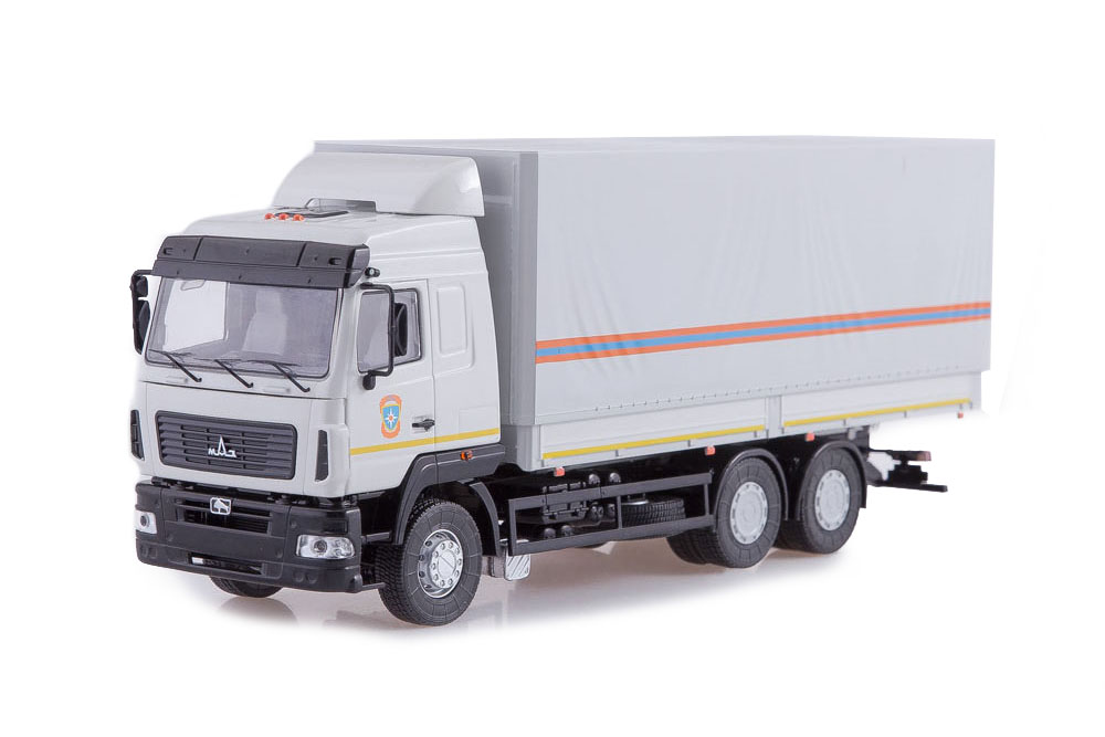 

Модель коллекционная SSM Минский 6312 бортовой с тентом мчc, Белый