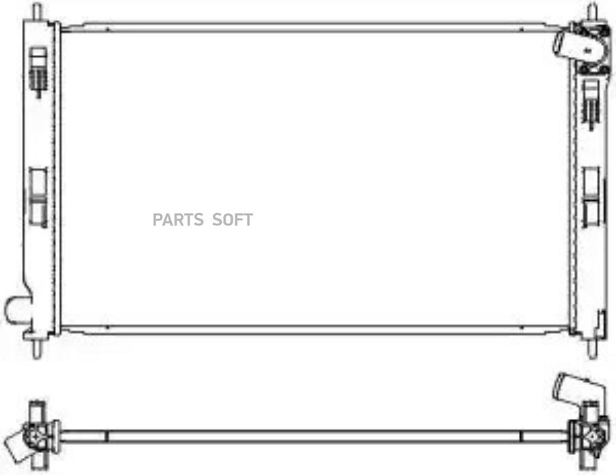 

Радиатор Системы Охлаждения Sakura арт. 33218503
