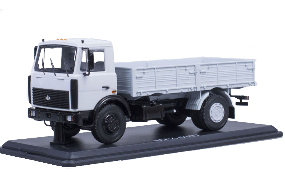 

Модель коллекционная SSM Минский 5337 бортовой серый поздний, Белый