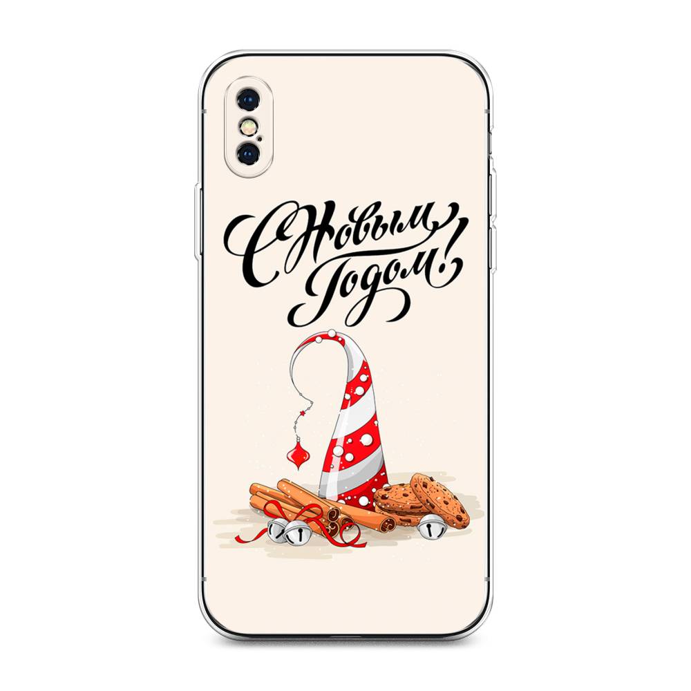 

Чехол для Apple iPhone XS Max "Подарки на Новый Год", Бежевый;красный;черный, 11950-5