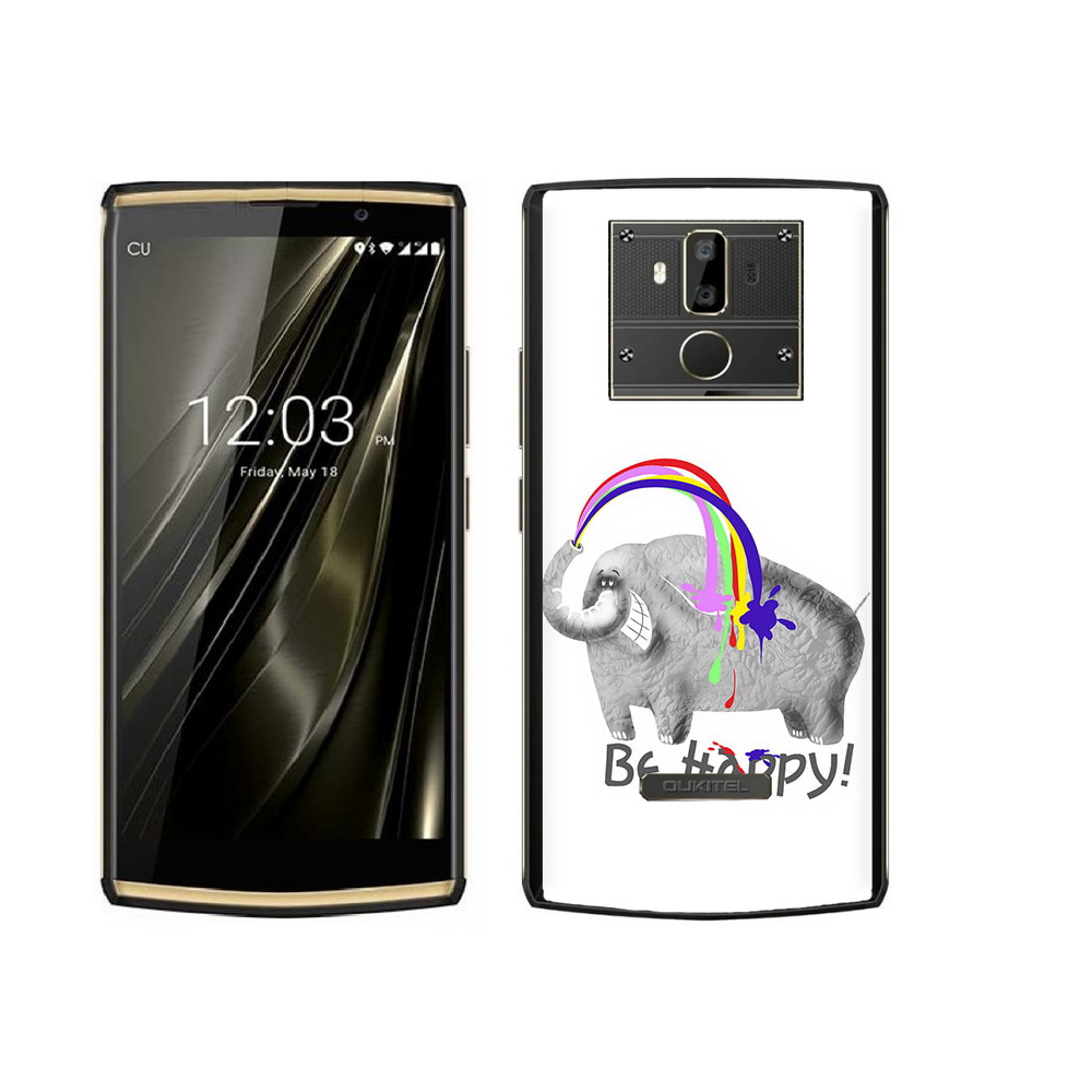 

Чехол MyPads Tocco для Oukitel K7 счастливый слон, Прозрачный, Tocco