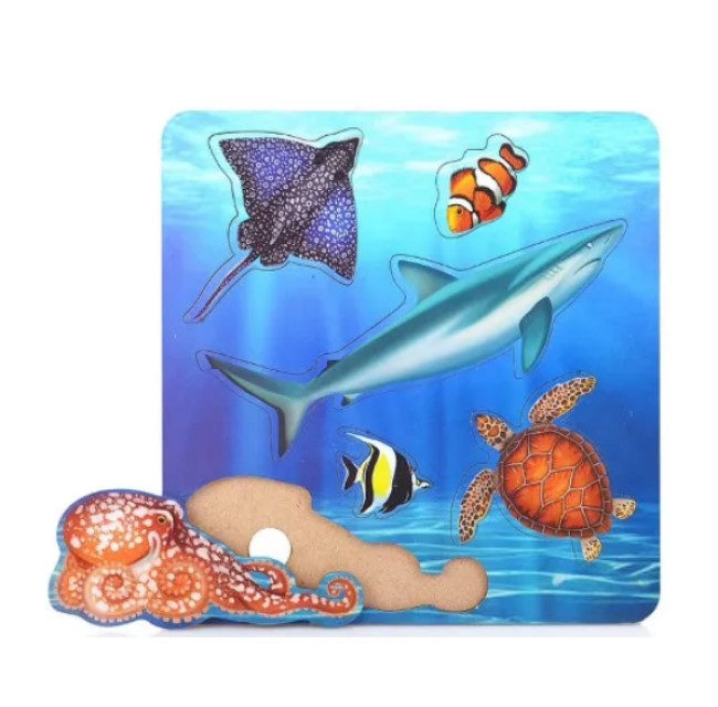 

Рамка-вкладыш Большой слон Морские обитатели акула 73