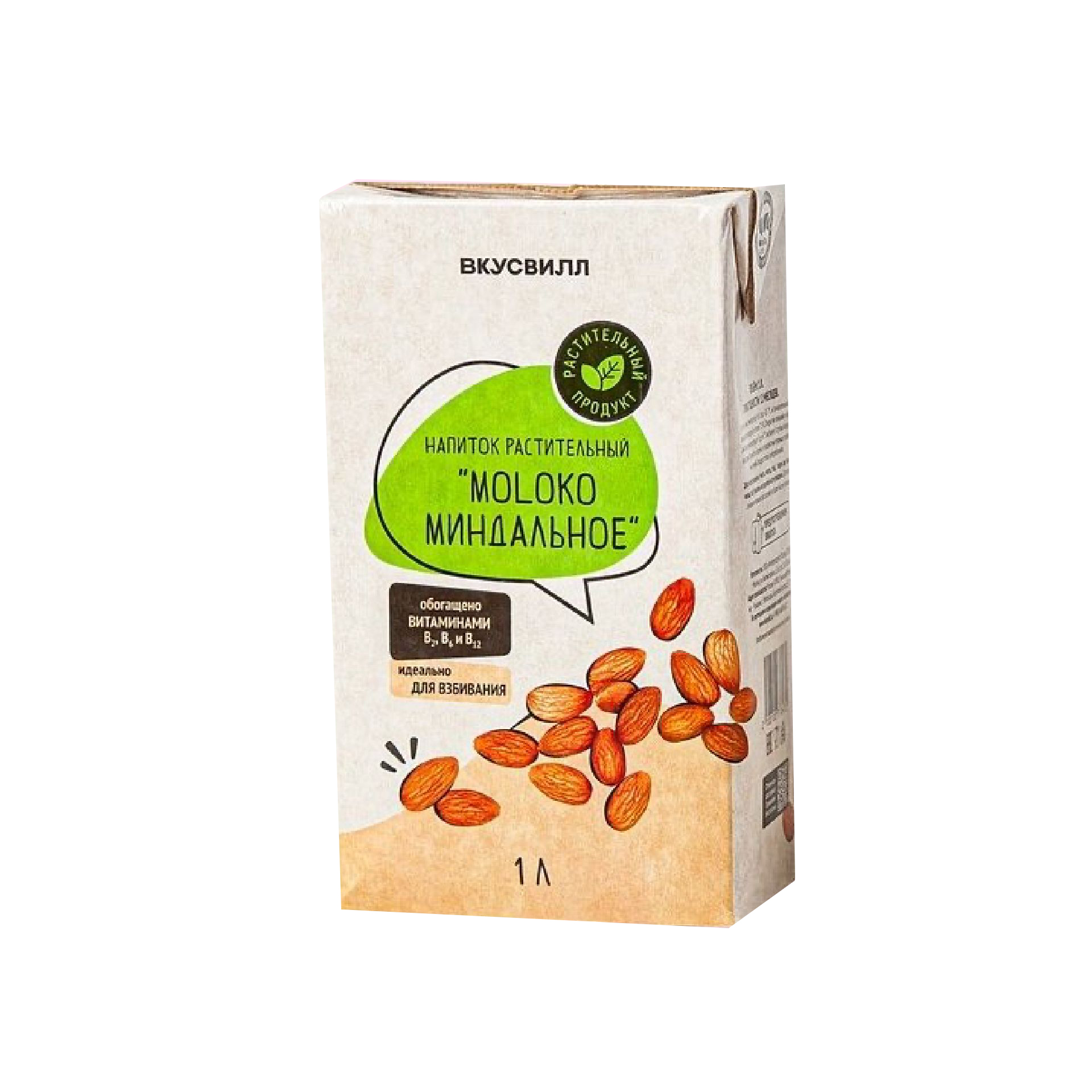 

Растительный напиток ВкусВилл Moloko миндальное 1 л