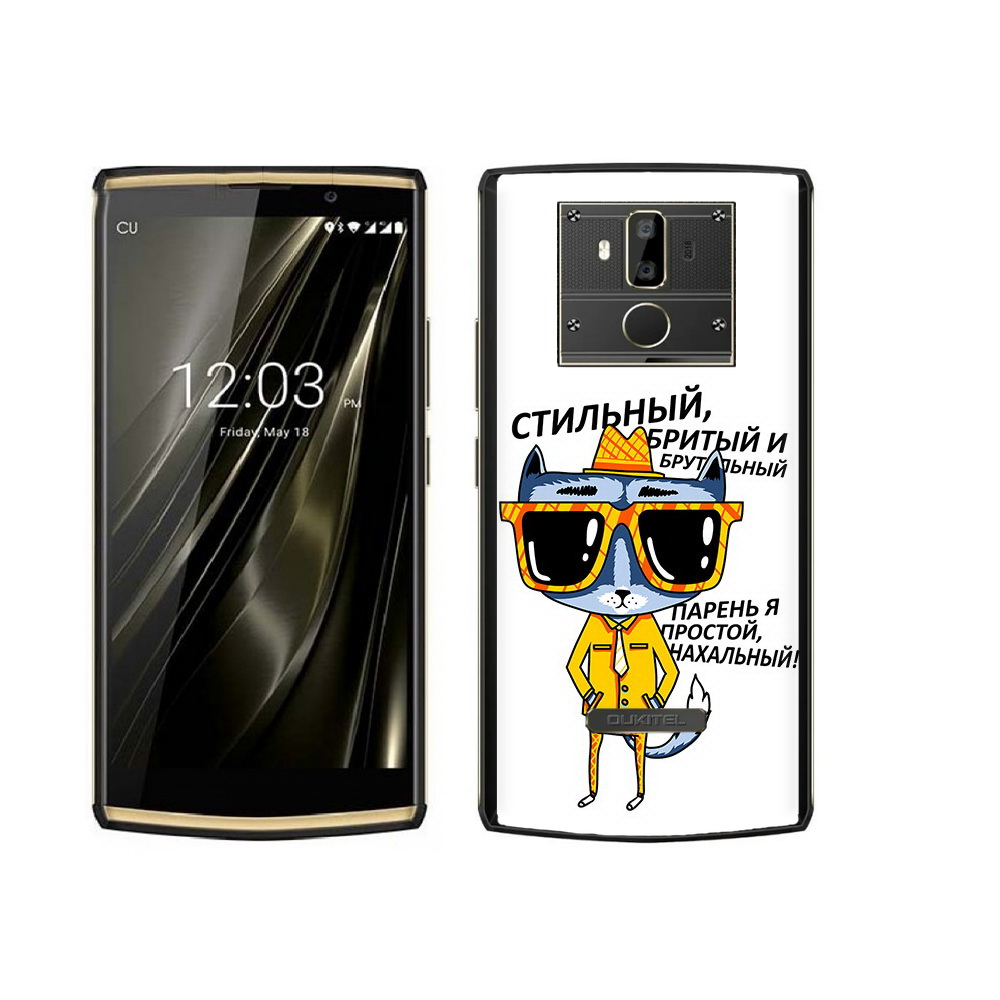 

Чехол MyPads Tocco для Oukitel K7 стильный кот, Прозрачный, Tocco