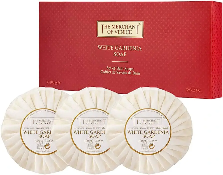 

Мыло The Merchant of Venice White Gardenia 3 шт 100 г, The Merchant of Venice White Gardenia Набор мыло 3 шт