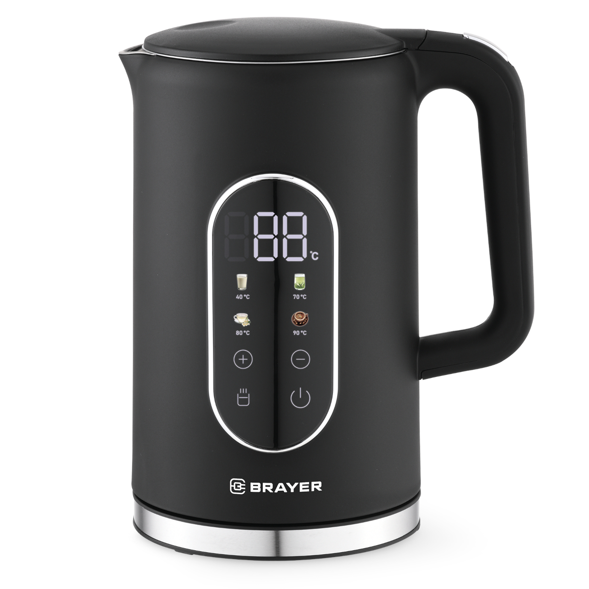 

Чайник электрический Brayer BR6107BK 1.7 л черный, BR6107BK