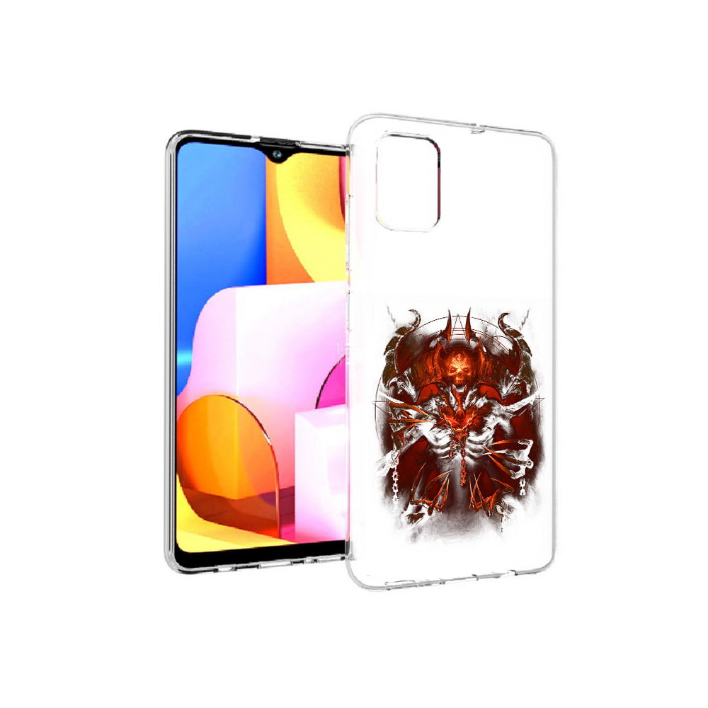 

Чехол MyPads Tocco для Samsung Galaxy A71 яркий демон (PT142122.485.708), Прозрачный, Tocco