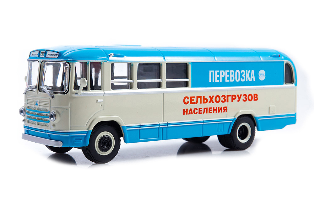 

Модель коллекционная MODIMIO ZIL-158 / ЗИЛ-158В (журнал наши автобусы. спецвыпуск #6), Белый;голубой