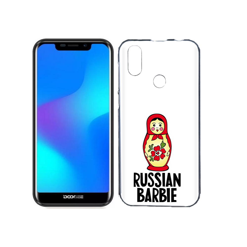 

Чехол MyPads Tocco для Doogee X70 матрешка, Прозрачный, Tocco