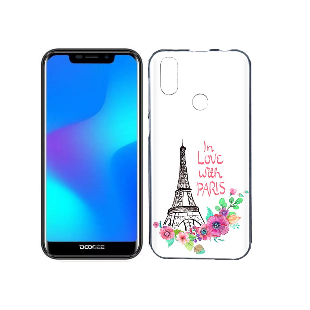 

Чехол MyPads Tocco для Doogee X70 любимый париж, Прозрачный, Tocco