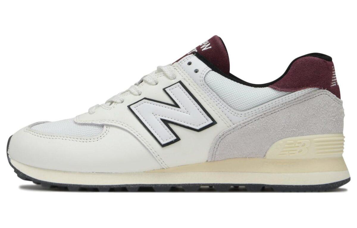 

Кроссовки унисекс New Balance NB 574 белые 40.5 EU, Белый, NB 574