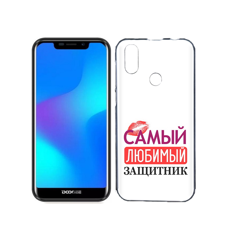 

Чехол MyPads Tocco для Doogee X70 любимый защитник, Прозрачный, Tocco